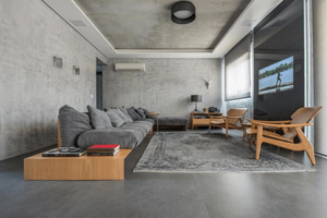 Piso de cimento queimado