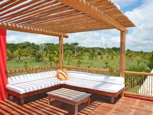 pergolado de eucalipto tratado