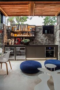 área gourmet externa