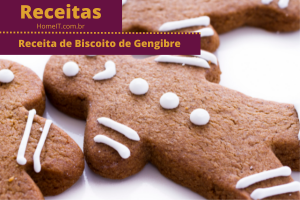 Receita de Biscoito de Gengibre