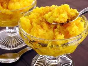 Receita de Ambrosia de Laranja, uma sobremesa fácil e super deliciosa para servir depois do almoço