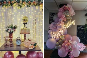 decoração de aniversário feminino simples