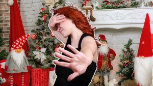 decoração com luz quente para natal