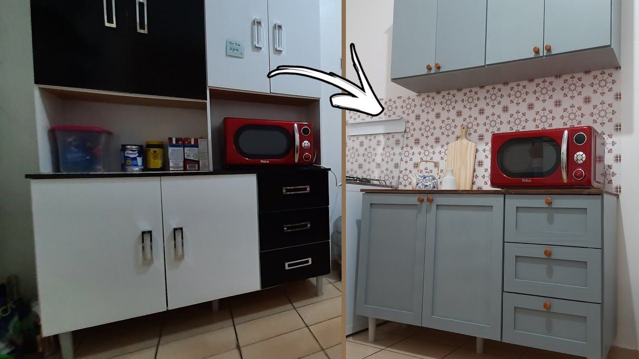 Renove seus armários de cozinha agora e economize antes de pensar em trocar tudo