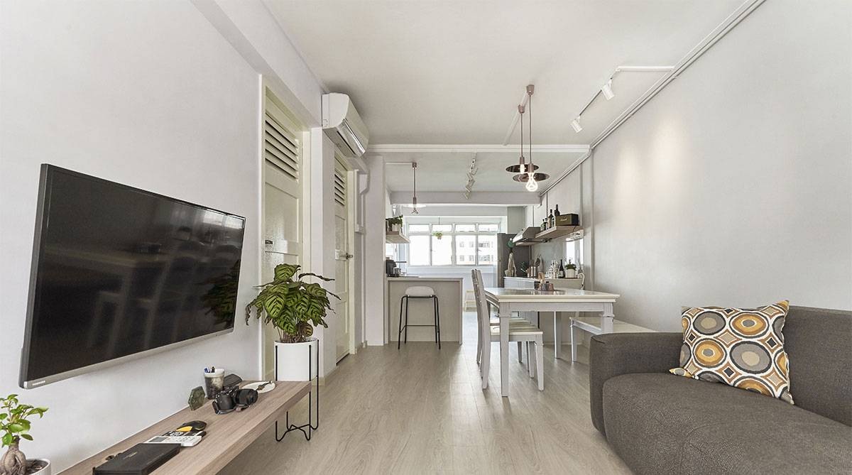 branco frio em apartamento