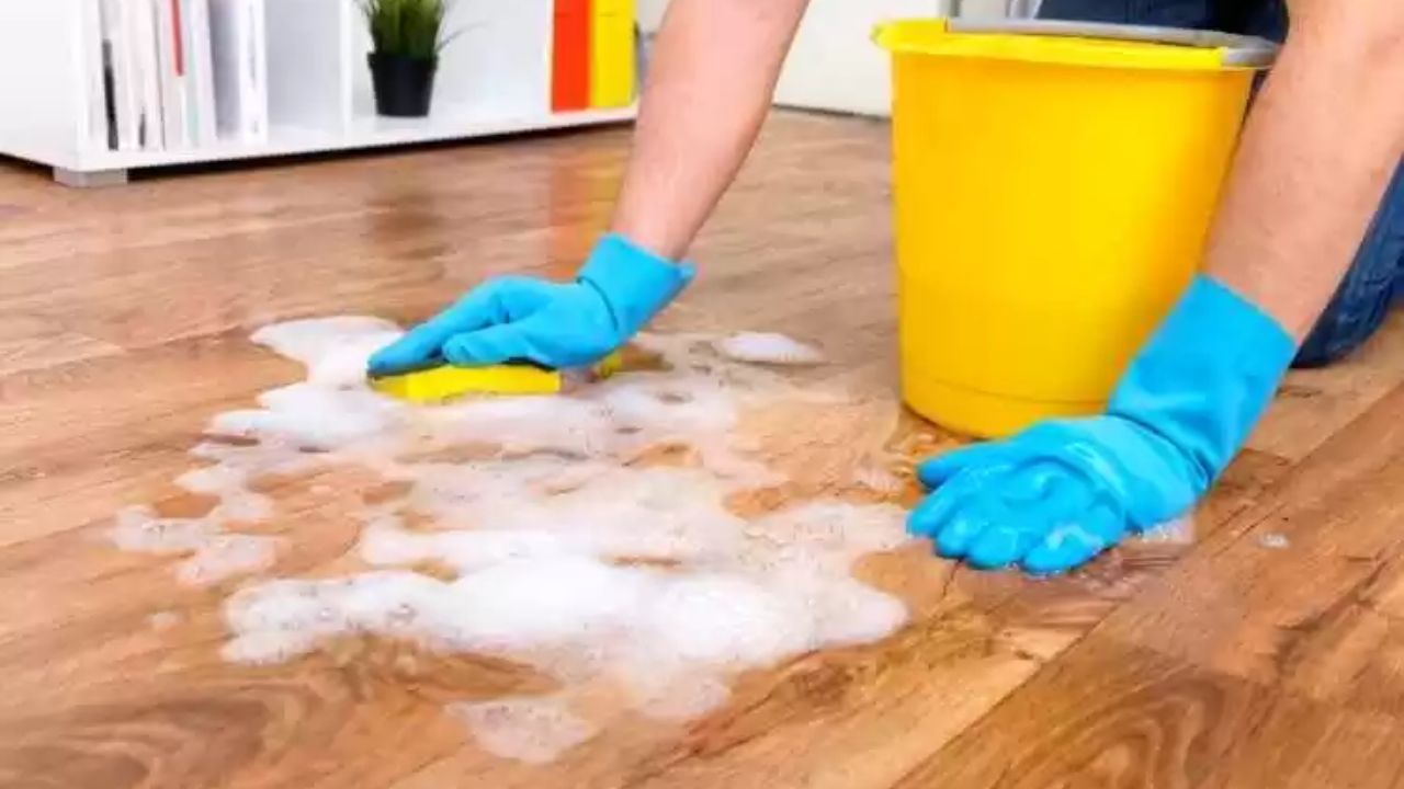 limpeza de piso com vinagre