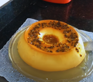 pudim de maracujá