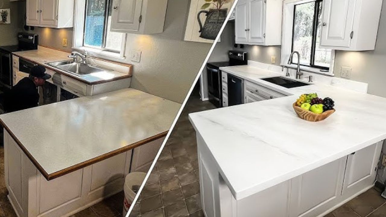 uso de tinta epoxi para bancada de cozinha