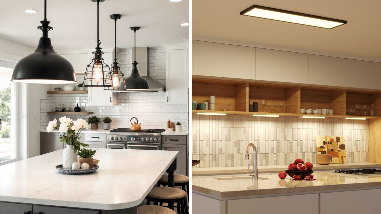 iluminação inteligente de cozinha