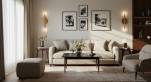 Casa Elegante sem gastar mudar os móveis de lugar