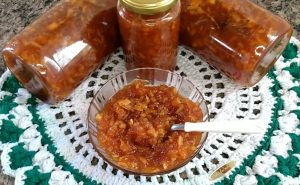 receita de doce de mamão verde com coco