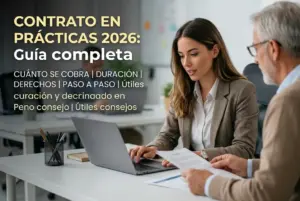 Mulher e mentor discutindo contratos de estágio 2026