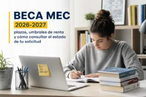 Estudante escreve sobre BECA MEC 2026 no Brasil