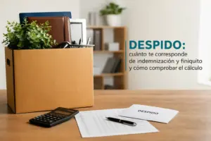 Caixa de material de escritório com letrero sobre educacão financeira 2026