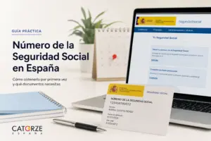 Guia 'Número de la Seguridad Social' e site 'Tu Seguridad Social'